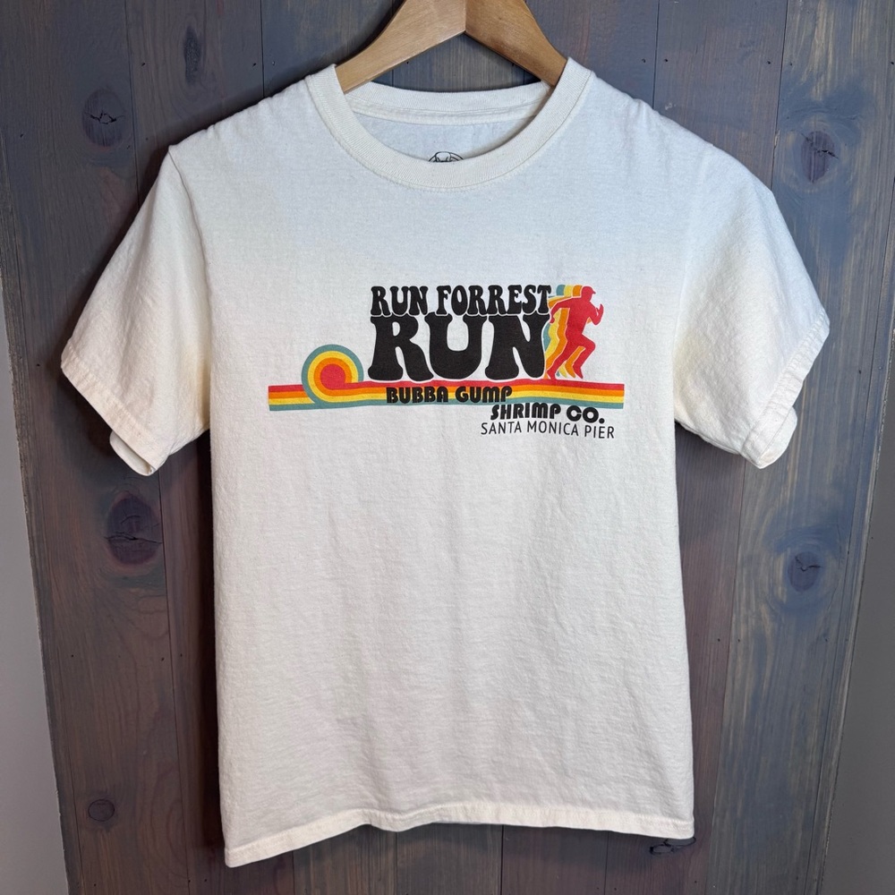 Run Forrest Run Cream Graphic Tee